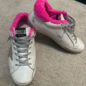 Golden Goose Shearling Lined Superstar - Size 39